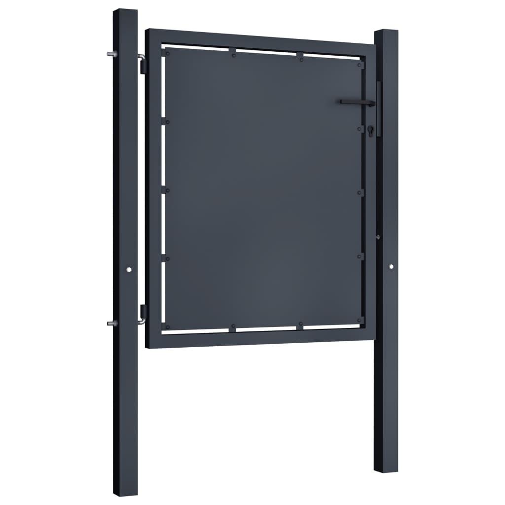 Garden Gate Steel 39.4"x39.4" Anthracite at Set Shop and Smile