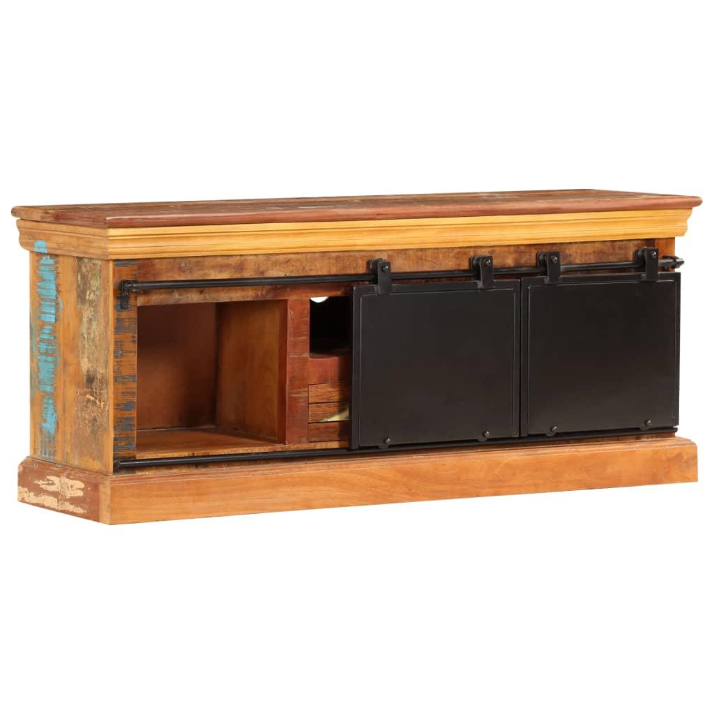 TV Cabinet 43.3"x11.8"x17.7" Solid Reclaimed Wood at Set Shop and Smile