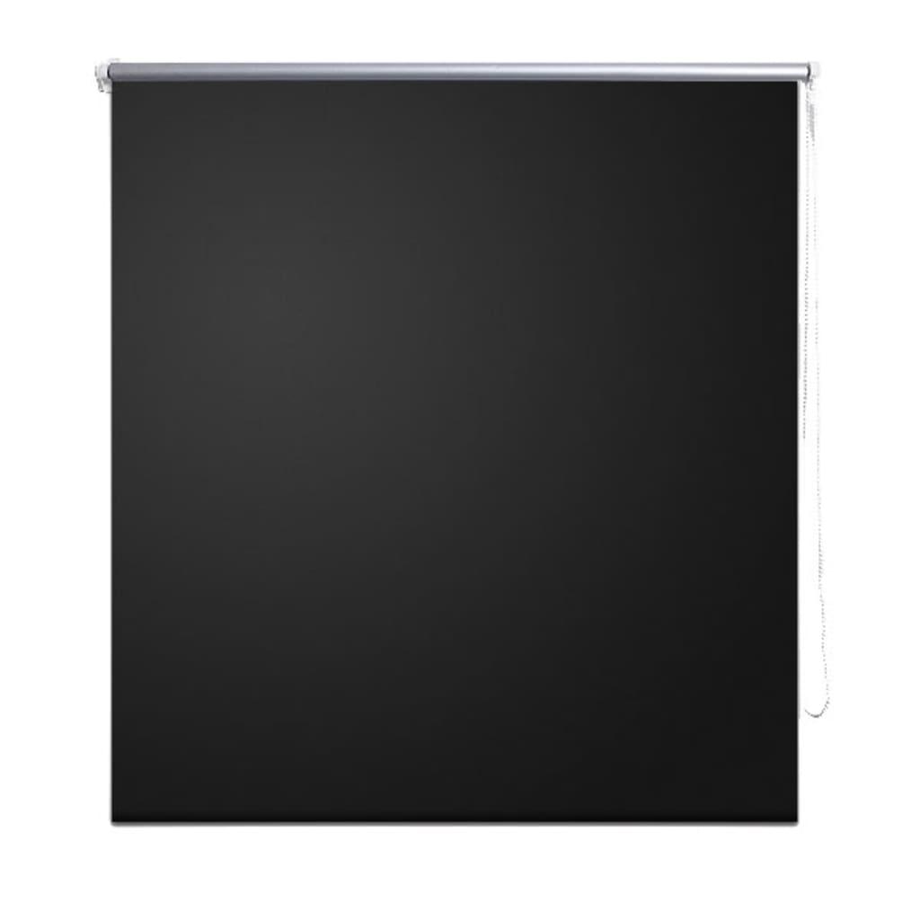 Roller blind Blackout 31.5"x90.6" Black at Set Shop and Smile