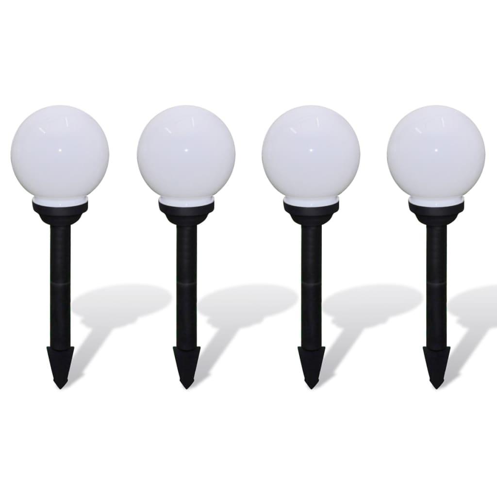 Outdoor Pathway Lamps 4 pcs LED 5.9" with Ground Spike at Set Shop and Smile