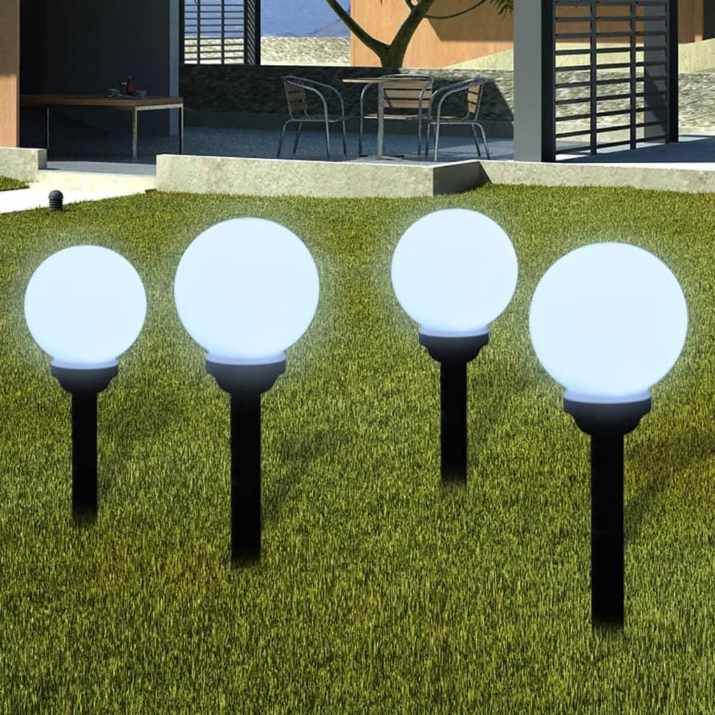 Outdoor Pathway Lamps 4 pcs LED 5.9" with Ground Spike at Set Shop and Smile