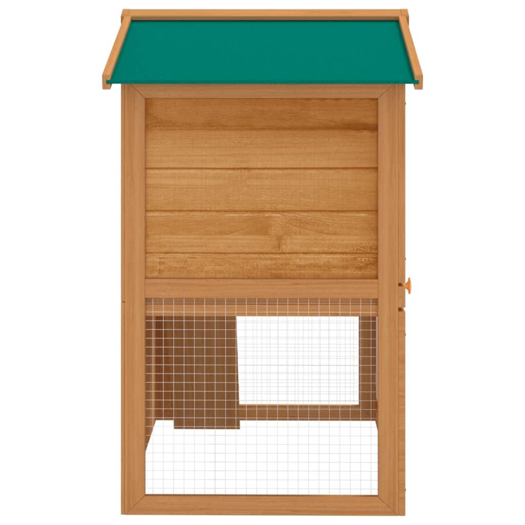 Outdoor Rabbit Hutch Small Animal House Pet Cage 3 Doors Wood at Set Shop and Smile