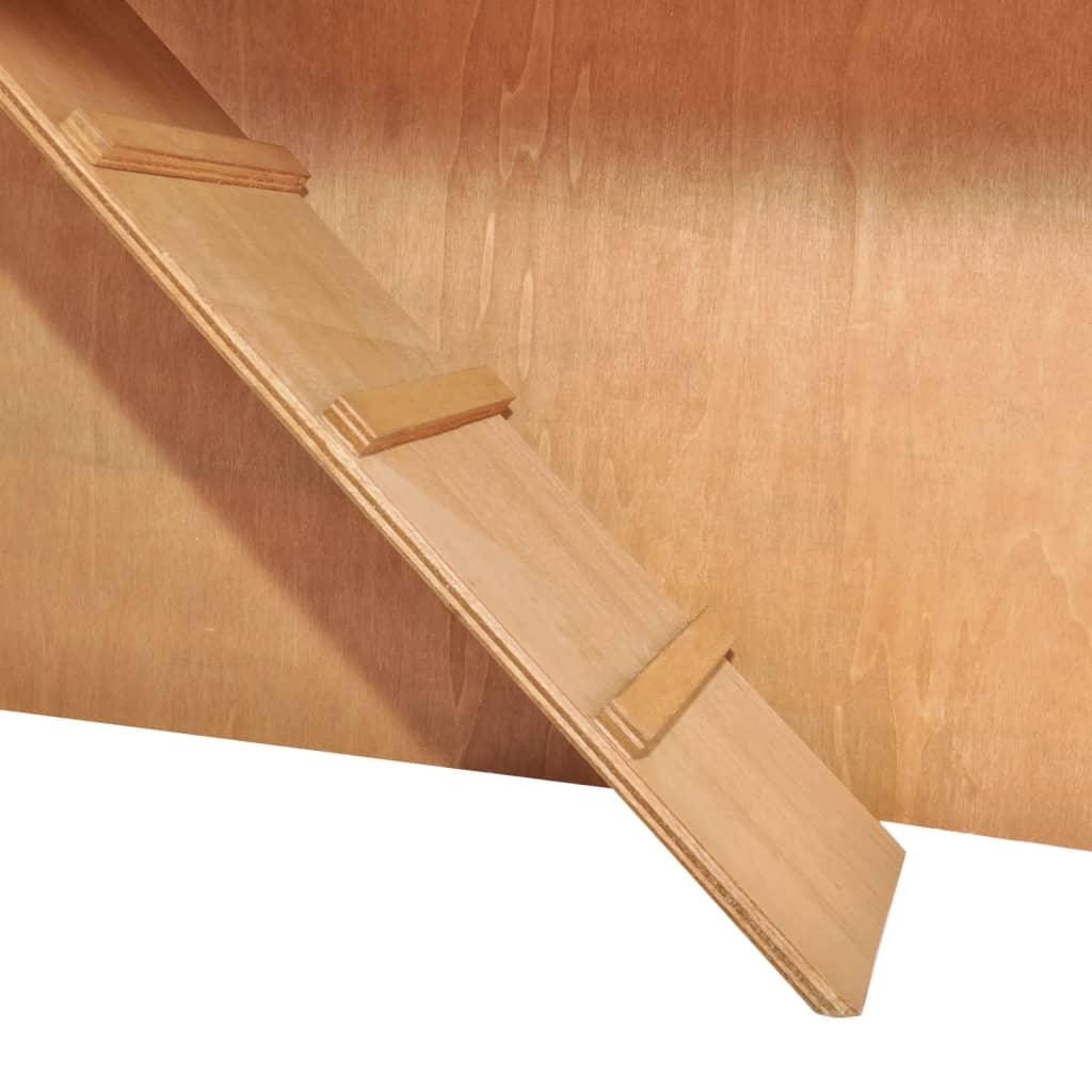 Outdoor Rabbit Hutch Small Animal House Pet Cage 3 Doors Wood at Set Shop and Smile