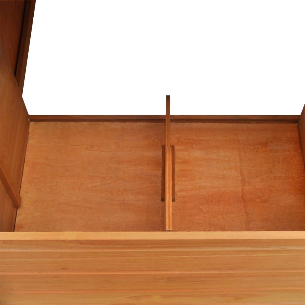 Outdoor Chicken Cage Hen House with 1 Egg Cage Wood at Set Shop and Smile