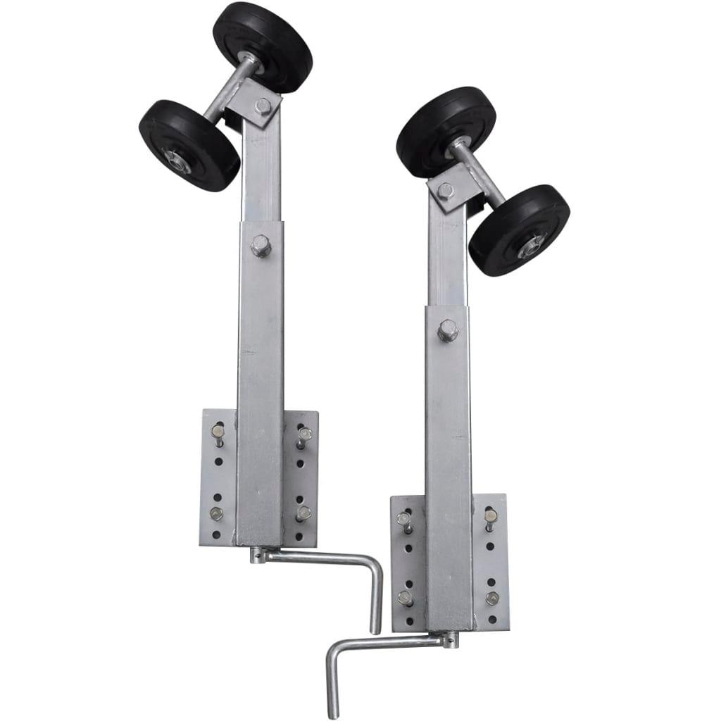 Boat Trailer Double Roller Bow Support Set of 2 23.2"-33.1" at Set Shop and Smile