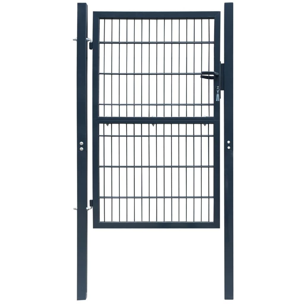 2D Fence Gate (Single) Anthracite Gray 41.7" x 66.9" at Set Shop and Smile
