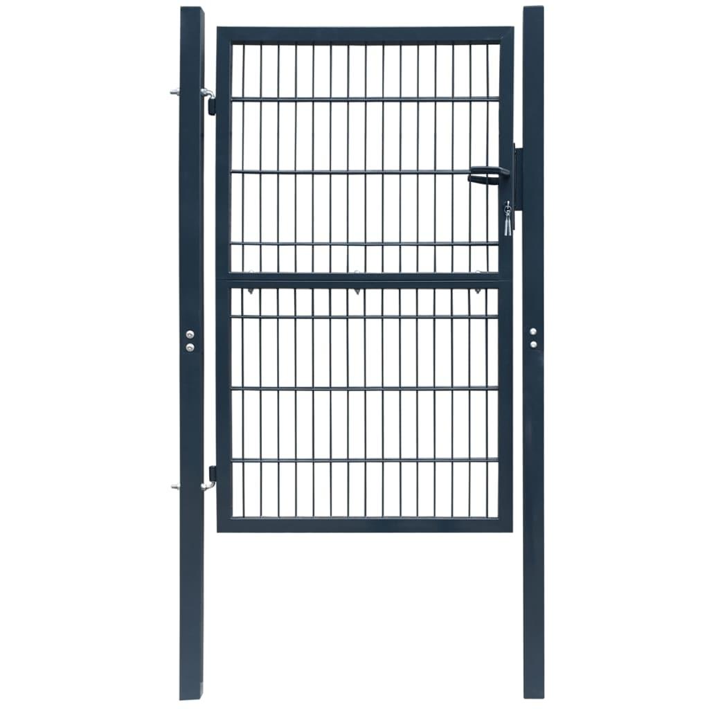 2D Fence Gate (Single) Anthracite Gray 41.7" x 74.8" at Set Shop and Smile