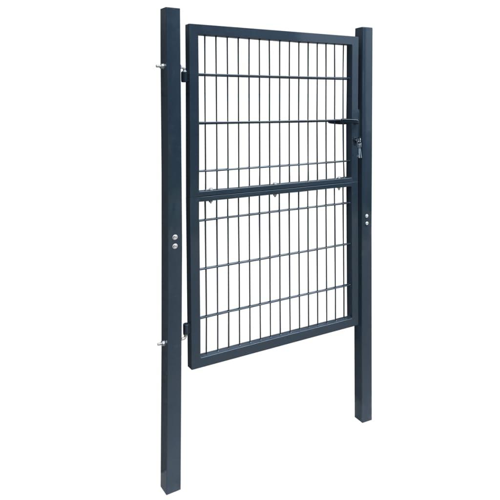2D Fence Gate (Single) Anthracite Gray 41.7" x 74.8" at Set Shop and Smile