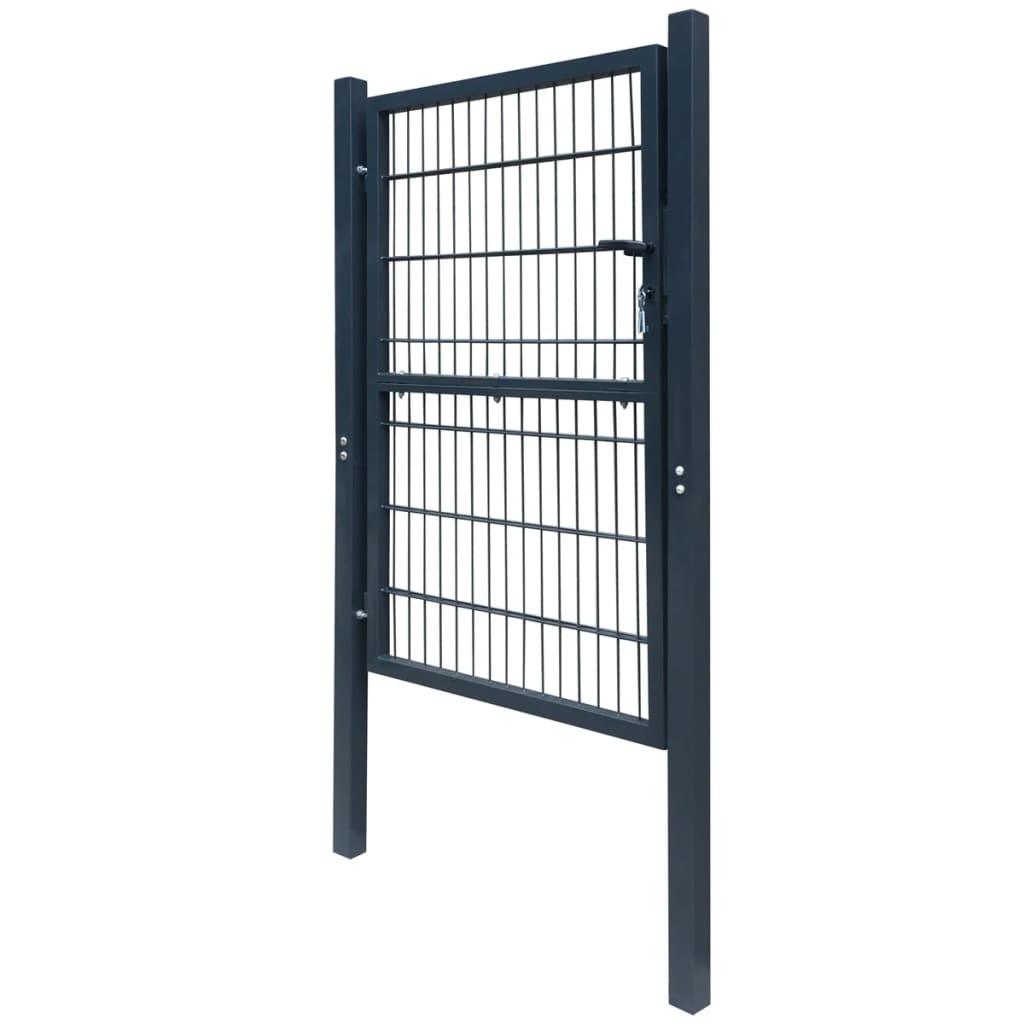 2D Fence Gate (Single) Anthracite Gray 41.7" x 74.8" at Set Shop and Smile