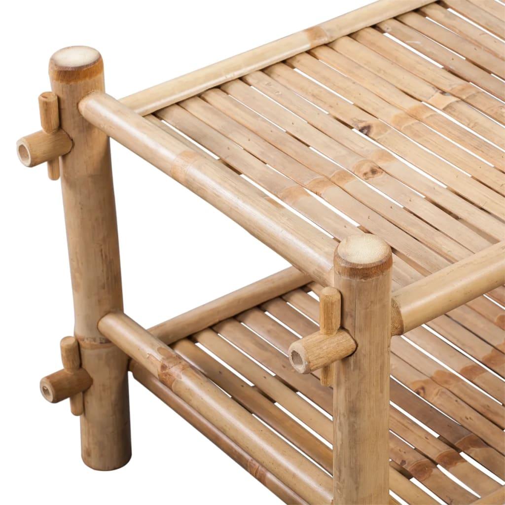 2-Tier Bamboo Shoe Rack at Set Shop and Smile