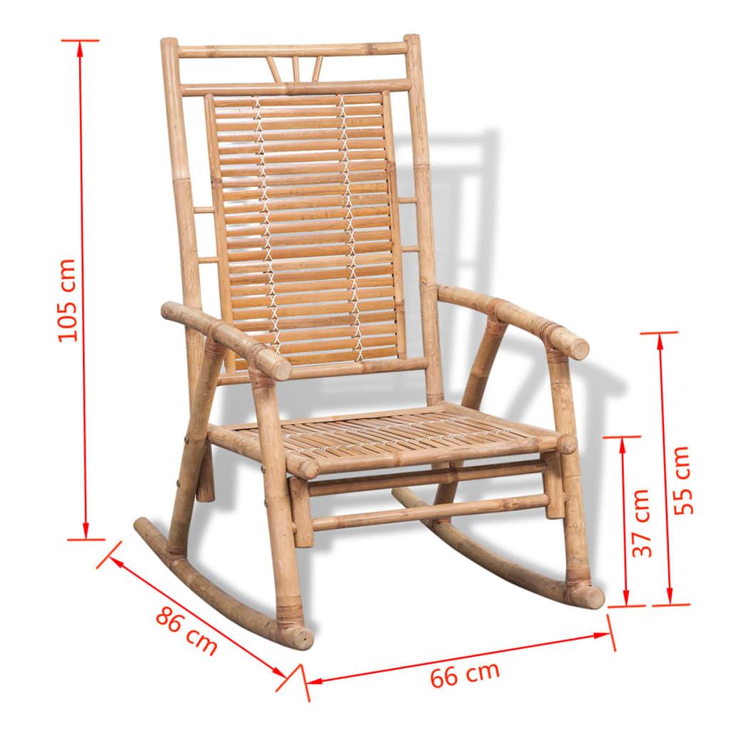 Rocking Chair Bamboo at Set Shop and Smile