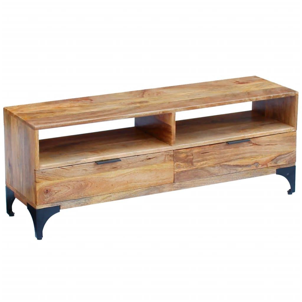 TV Stand Mango Wood 47.2"x13.8"x17.7" at Set Shop and Smile