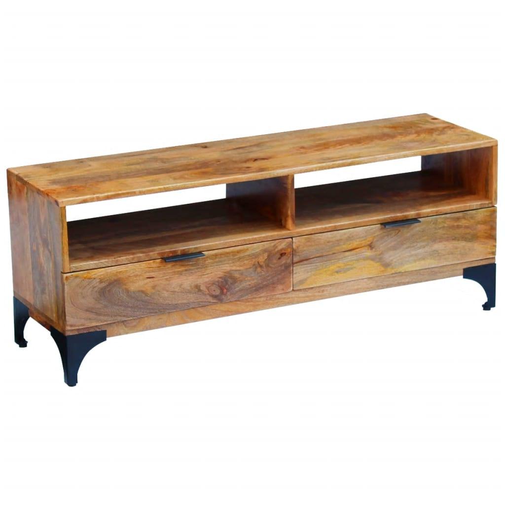 TV Stand Mango Wood 47.2"x13.8"x17.7" at Set Shop and Smile