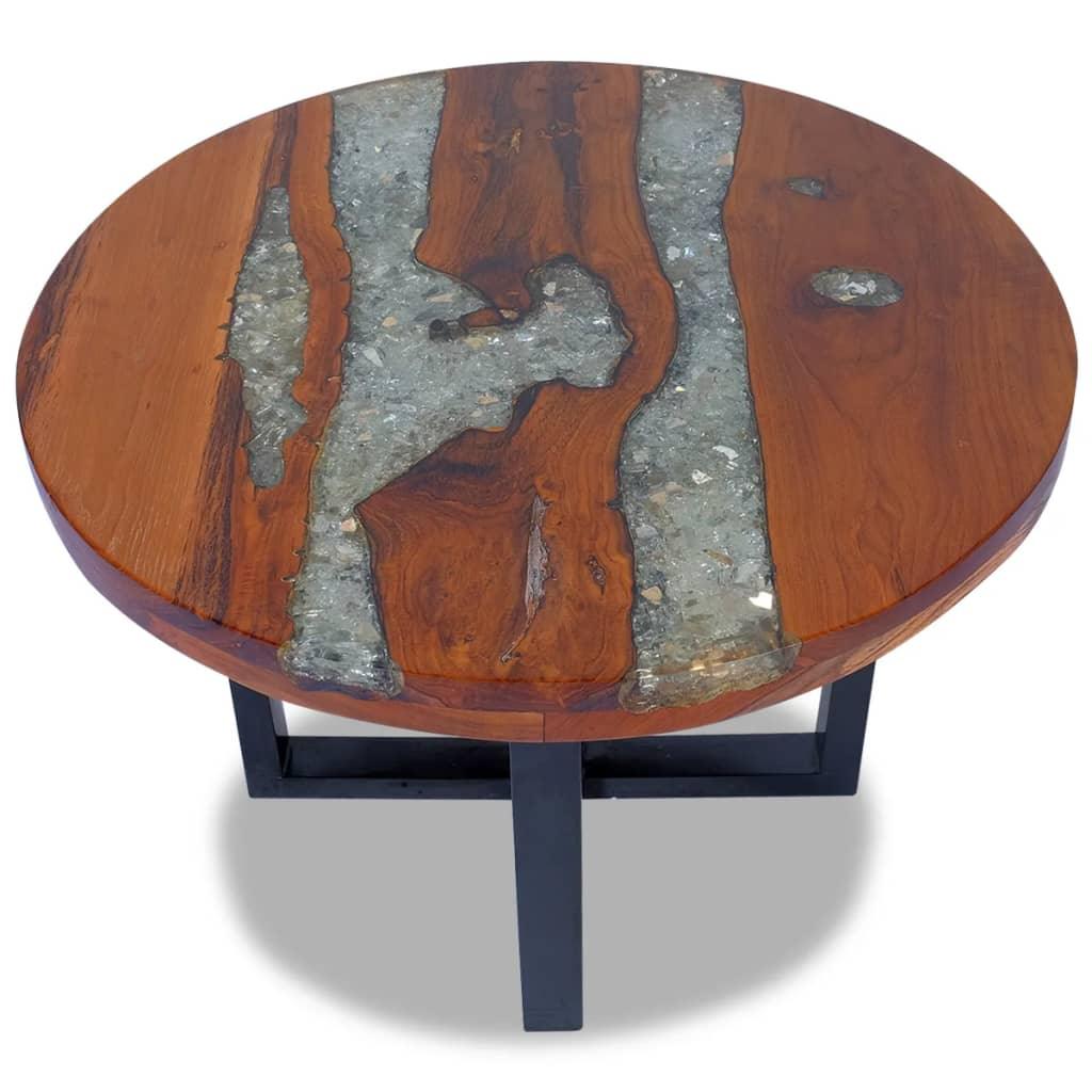 Coffee Table Teak Resin 23.6" at Set Shop and Smile