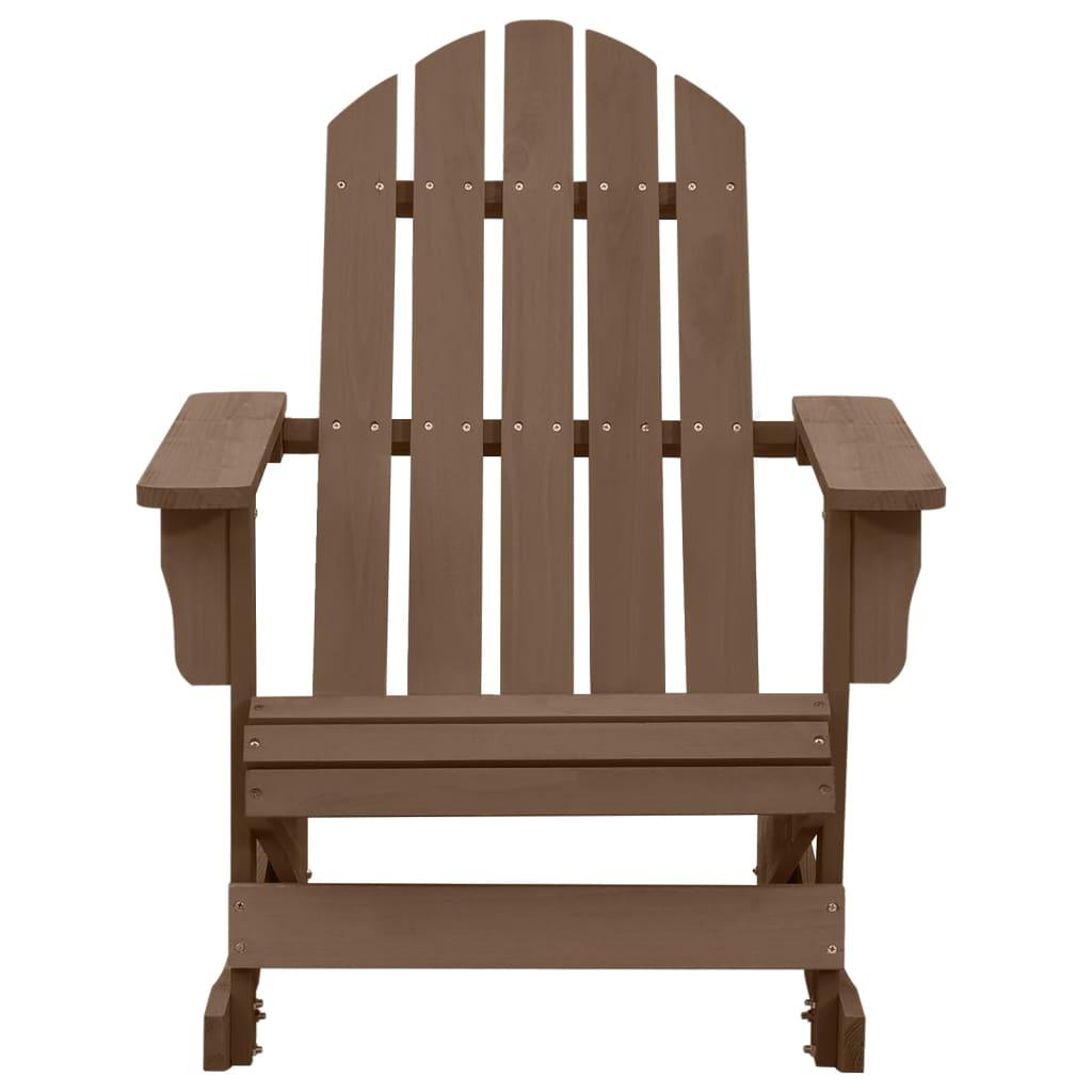 Patio Rocking Chair Wood Brown at Set Shop and Smile