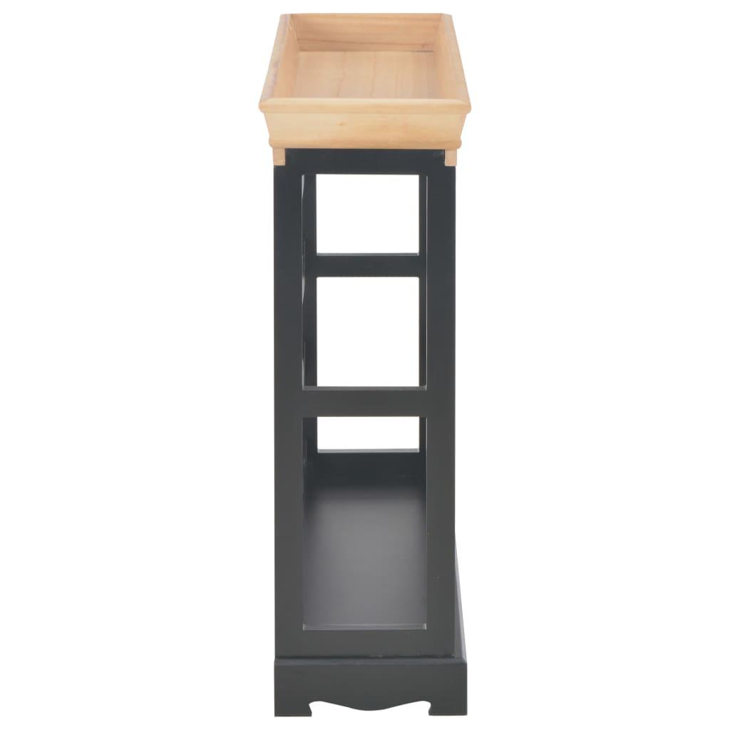 Wine Cabinet Black 27.6"x8.9"x27.8" MDF at Set Shop and Smile