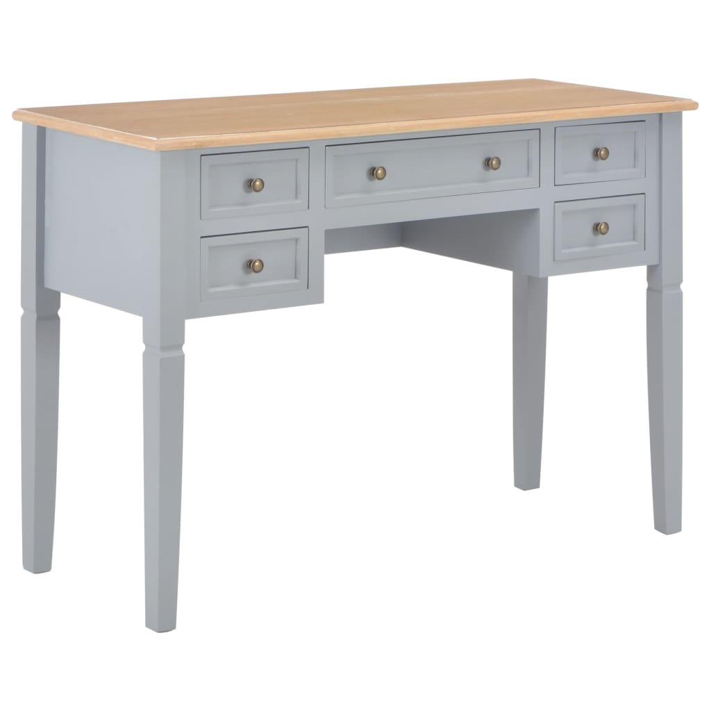 Writing Desk Gray 43.1"x17.7"x30.5" Wood at Set Shop and Smile
