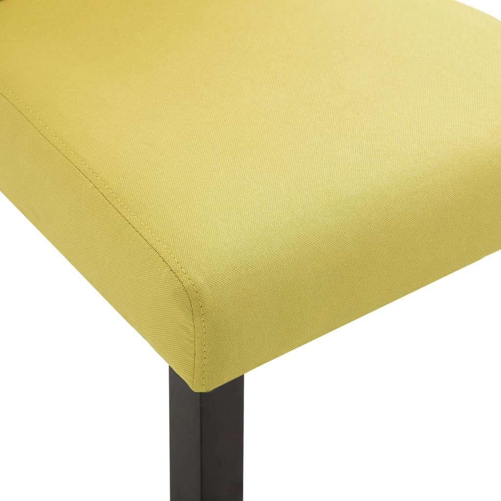 Dining Chairs 2 pcs Green Fabric at Set Shop and Smile