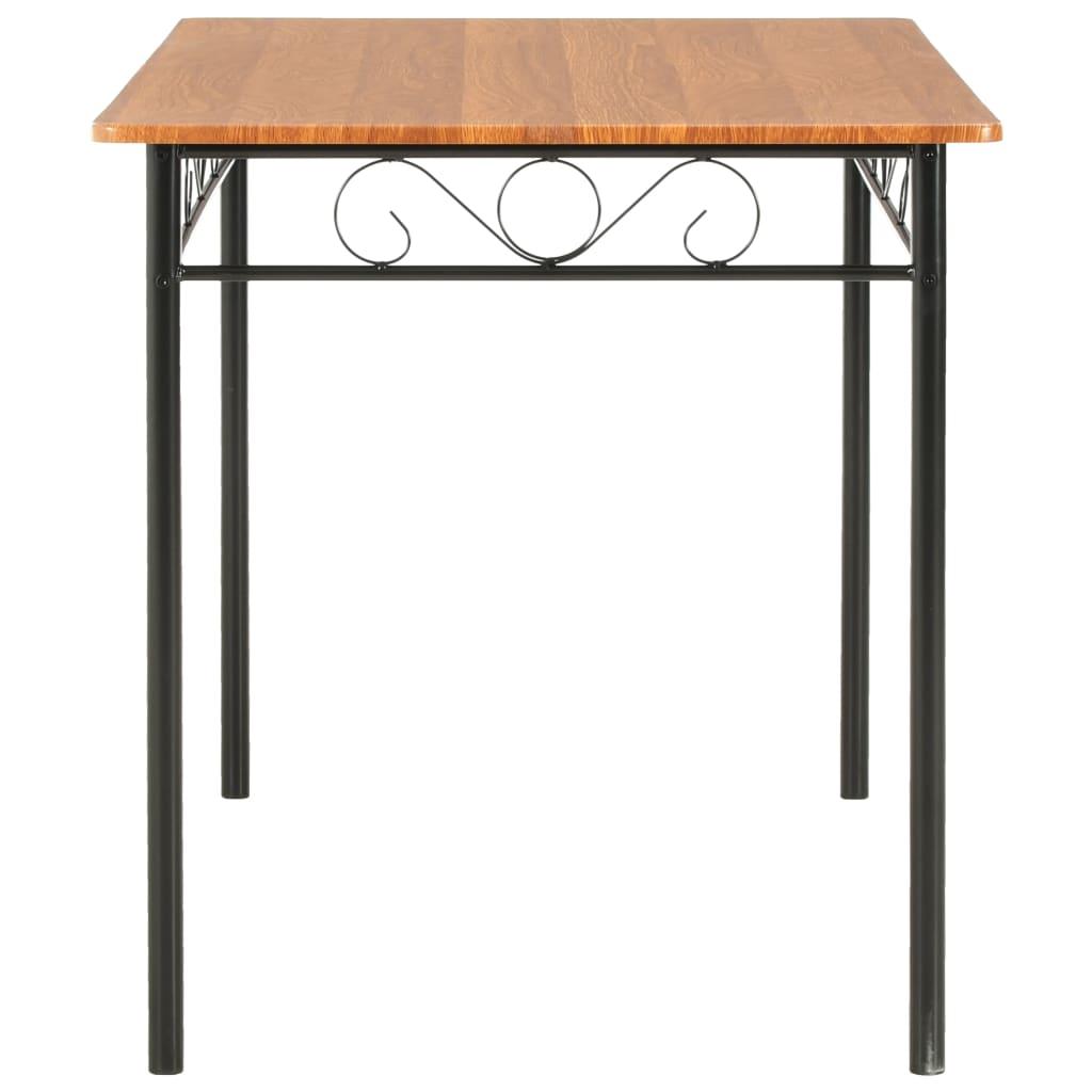 Dining Table Brown 47.2"x27.6"x29.5" MDF at Set Shop and Smile