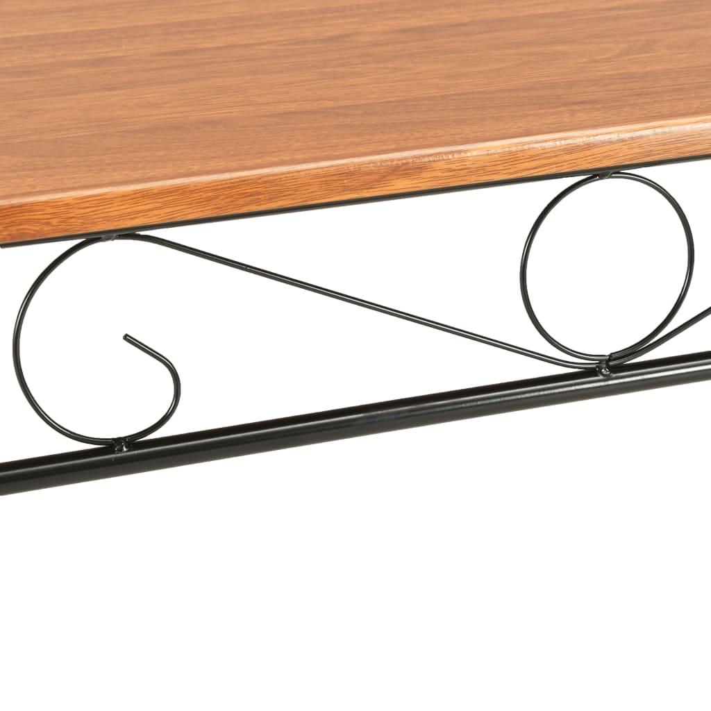 Dining Table Brown 47.2"x27.6"x29.5" MDF at Set Shop and Smile