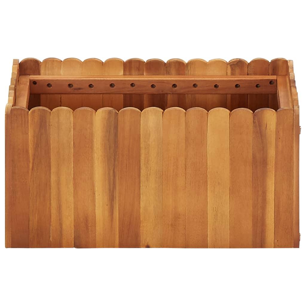 Garden Raised Bed 19.6"x11.8"x9.8" Solid Acacia Wood at Set Shop and Smile