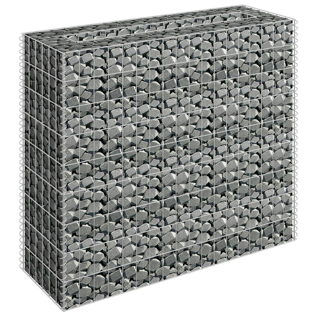 Gabion Raised Bed Galvanized Steel 35.4"x11.8"x35.4" at Set Shop and Smile