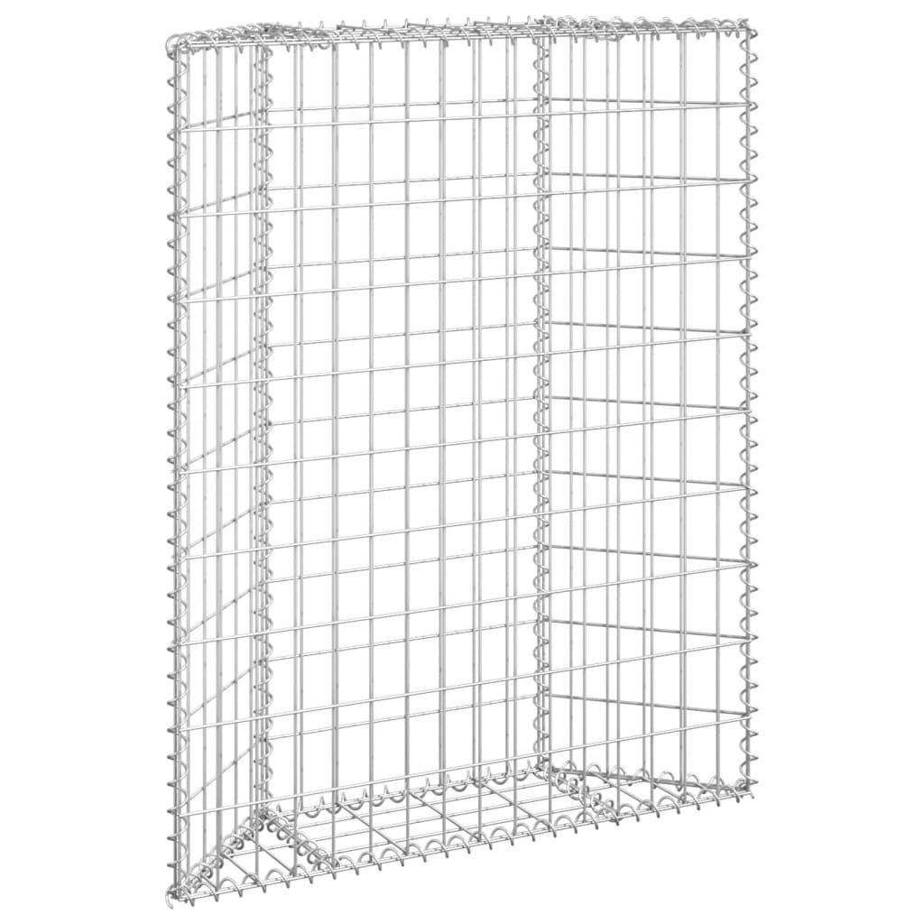 Trapezium Gabion Raised Bed Galvanized Steel 31.5"x7.9"x39.4" at Set Shop and Smile