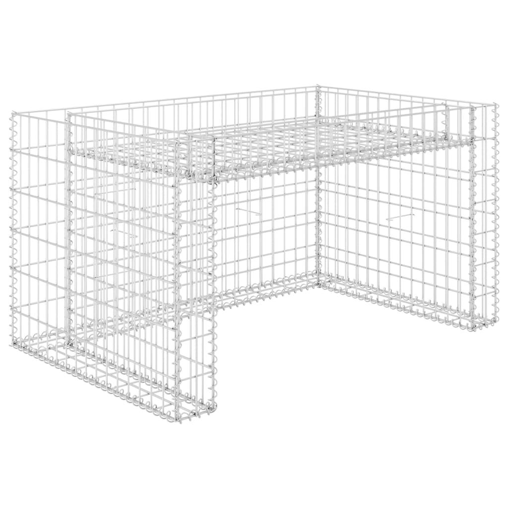 Lawn Mower Garage with Raised Bed 43.3"x31.5"x23.6" Steel Wire at Set Shop and Smile