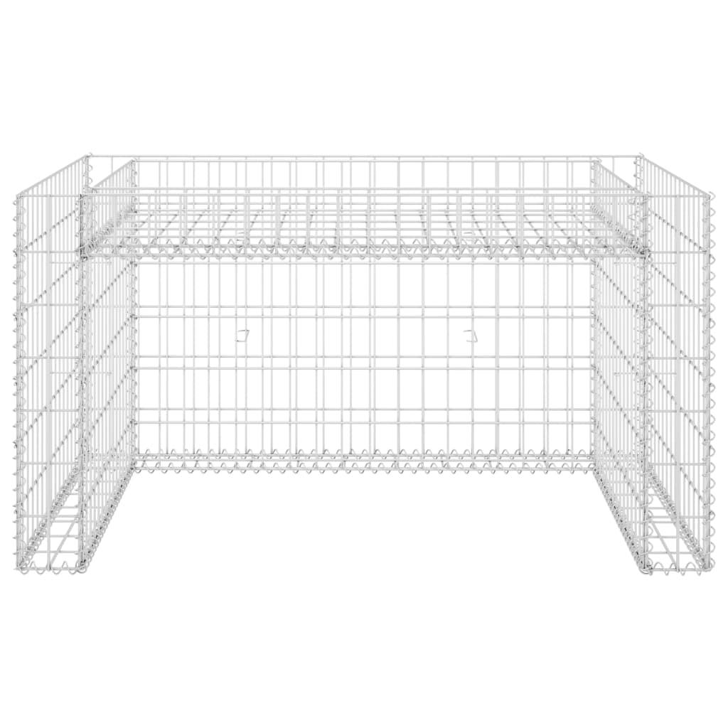 Lawn Mower Garage with Raised Bed 43.3"x31.5"x23.6" Steel Wire at Set Shop and Smile