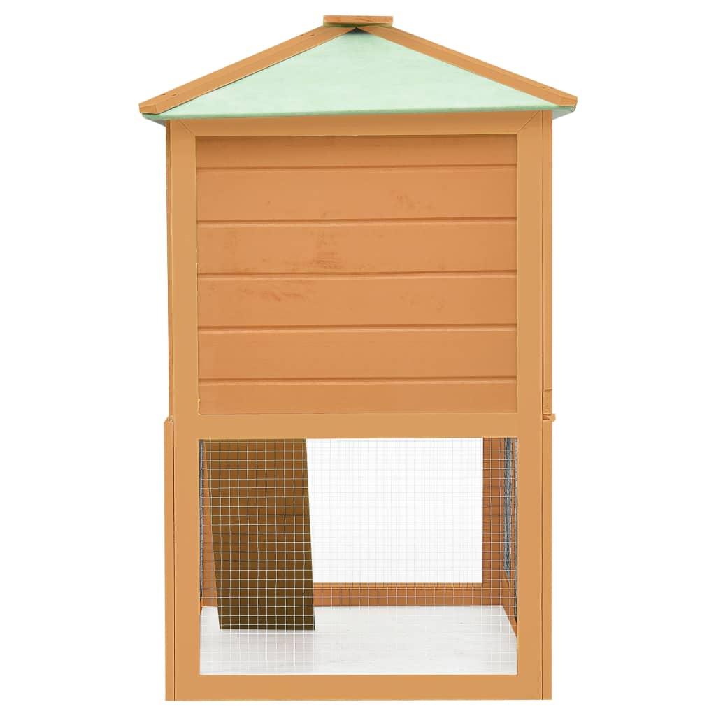 Animal Rabbit Cage Double Floor Wood at Set Shop and Smile