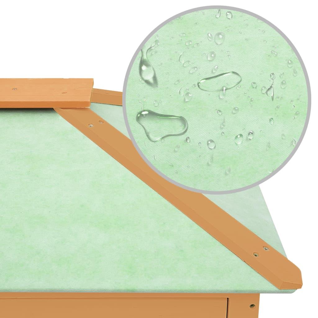 Animal Rabbit Cage Double Floor Wood at Set Shop and Smile