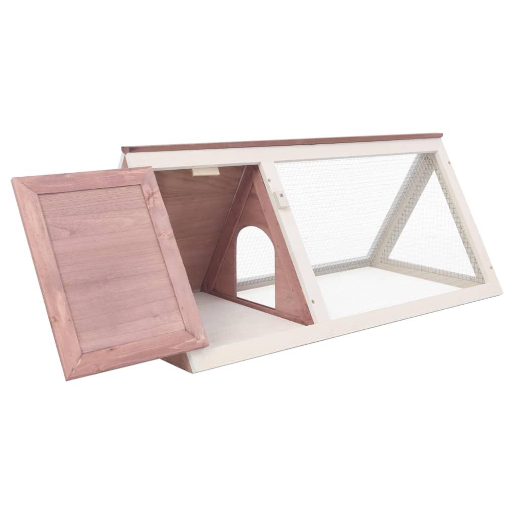 Animal Rabbit Cage Brown Wood at Set Shop and Smile