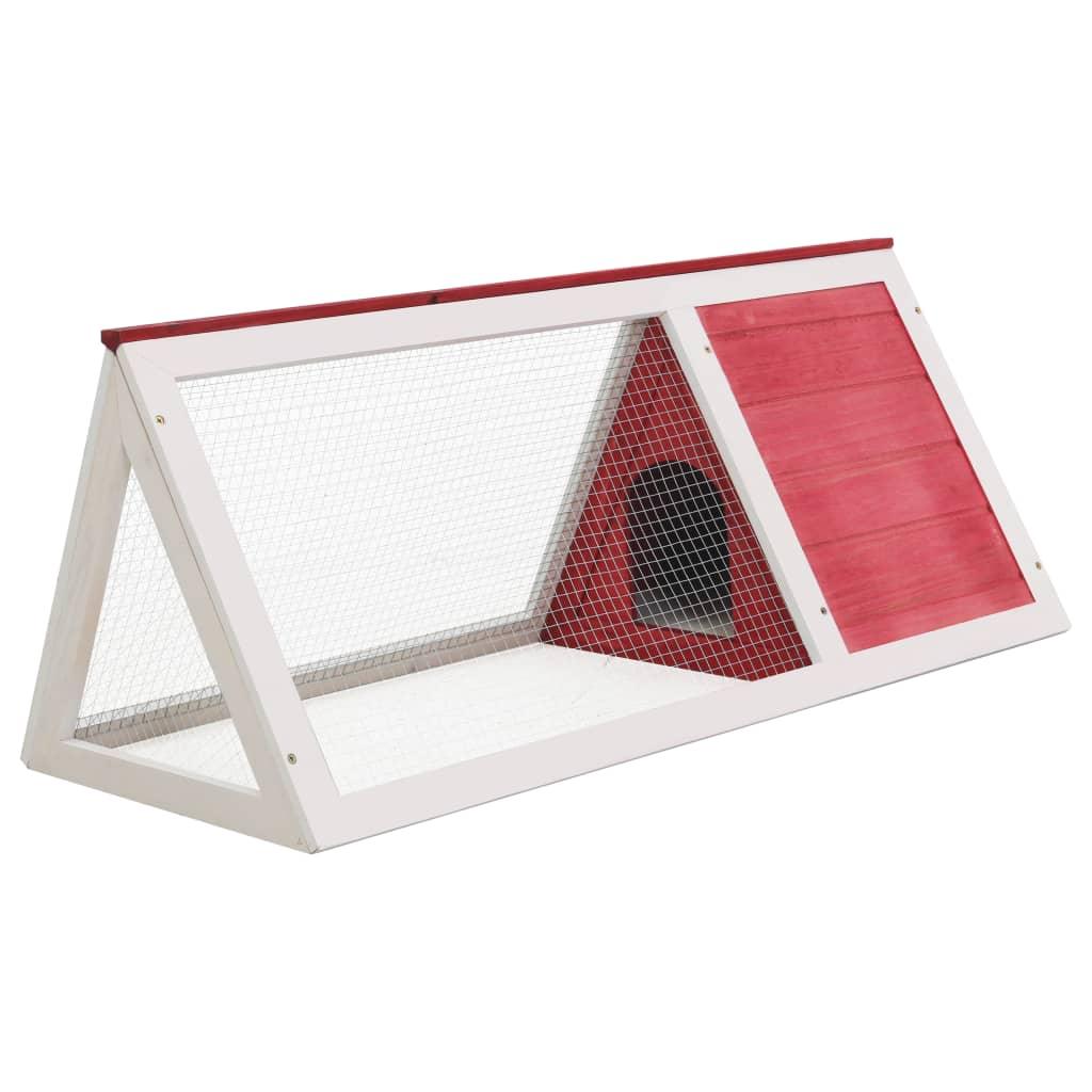 Animal Rabbit Cage Red Wood at Set Shop and Smile
