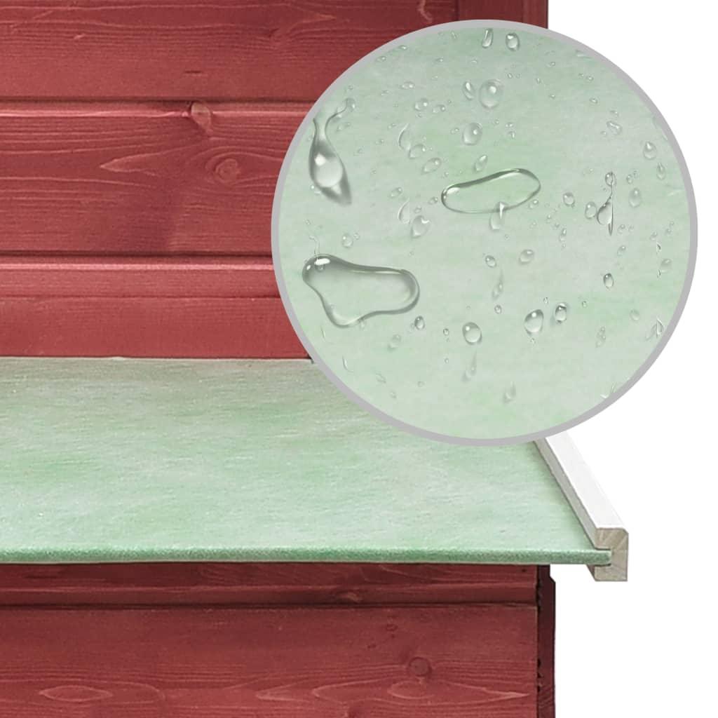 Chicken Cage Red 66.9"x31.9"x43.3" Solid Pine & Fir Wood at Set Shop and Smile