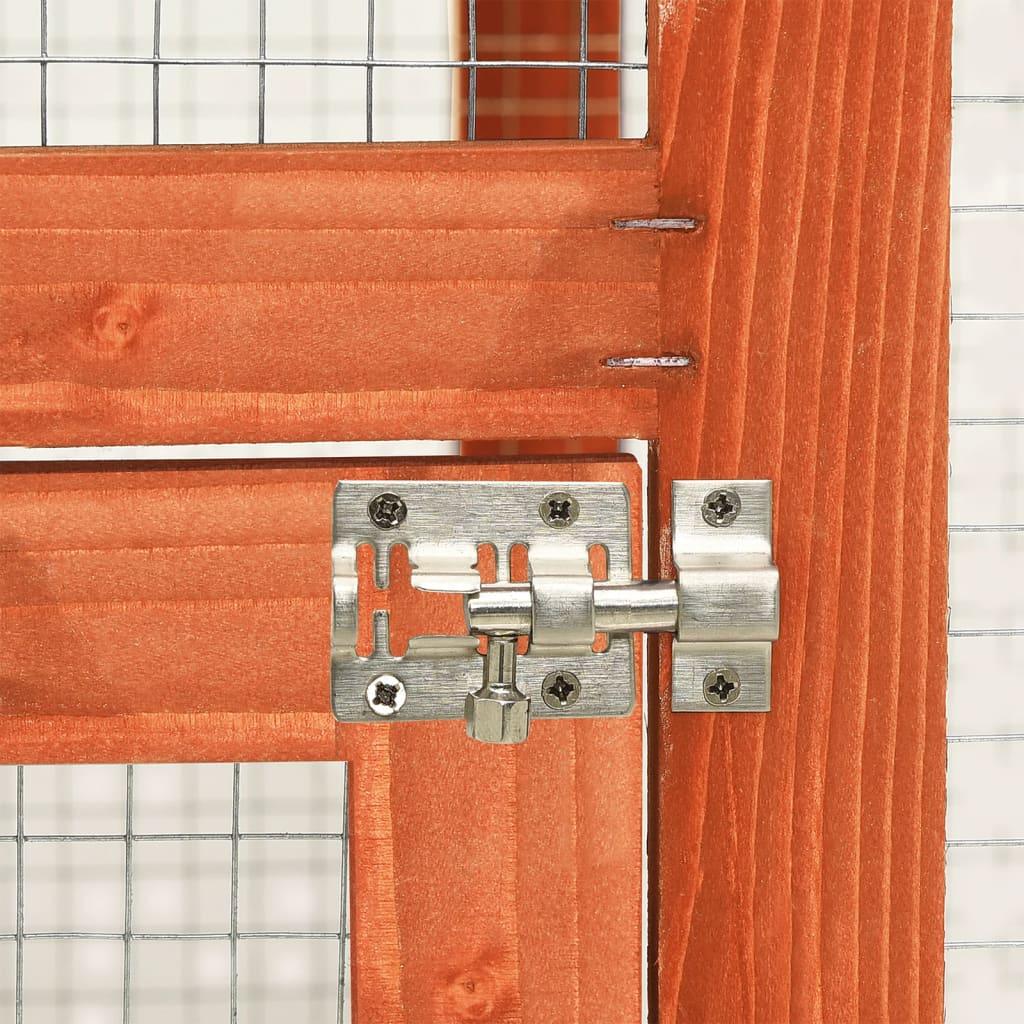 Rabbit Hutch 55.1"x24.8"x47.2" Solid Firwood at Set Shop and Smile