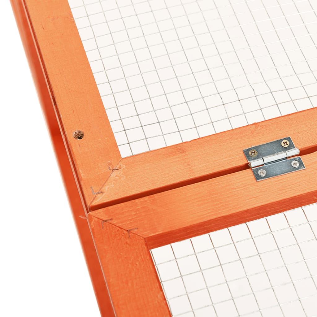 Rabbit Hutch 72"x35.4"x18.1" Solid Firwood at Set Shop and Smile