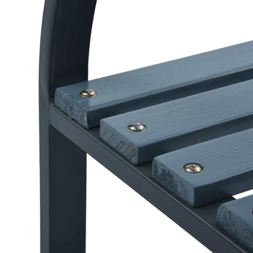 Patio Chairs 2 pcs Gray Wood at Set Shop and Smile