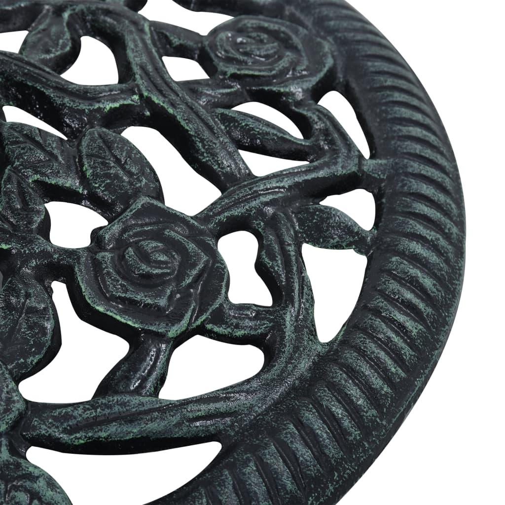 Umbrella Base Green 19.8 lbs 15.7" Cast Iron at Set Shop and Smile