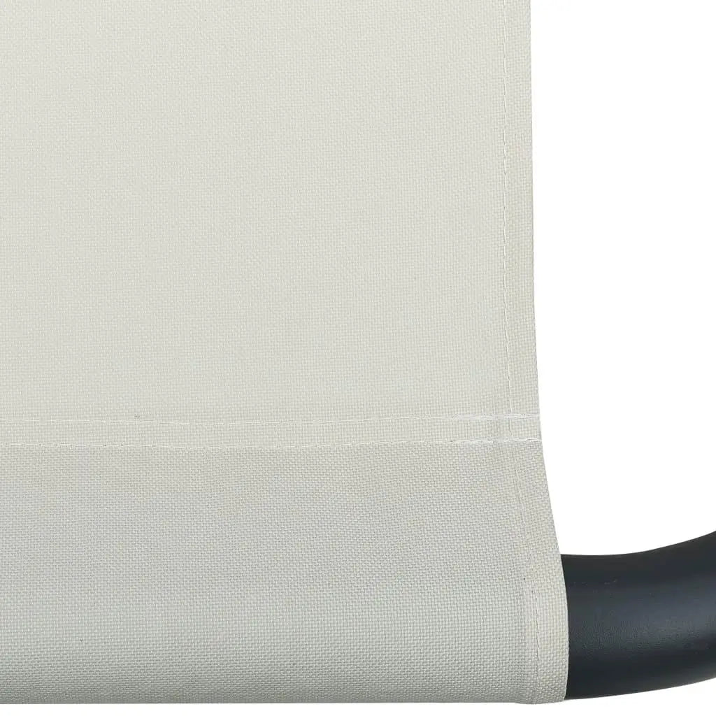 Patio Lounge Bed with Canopy and Pillows Cream White at Set Shop and Smile