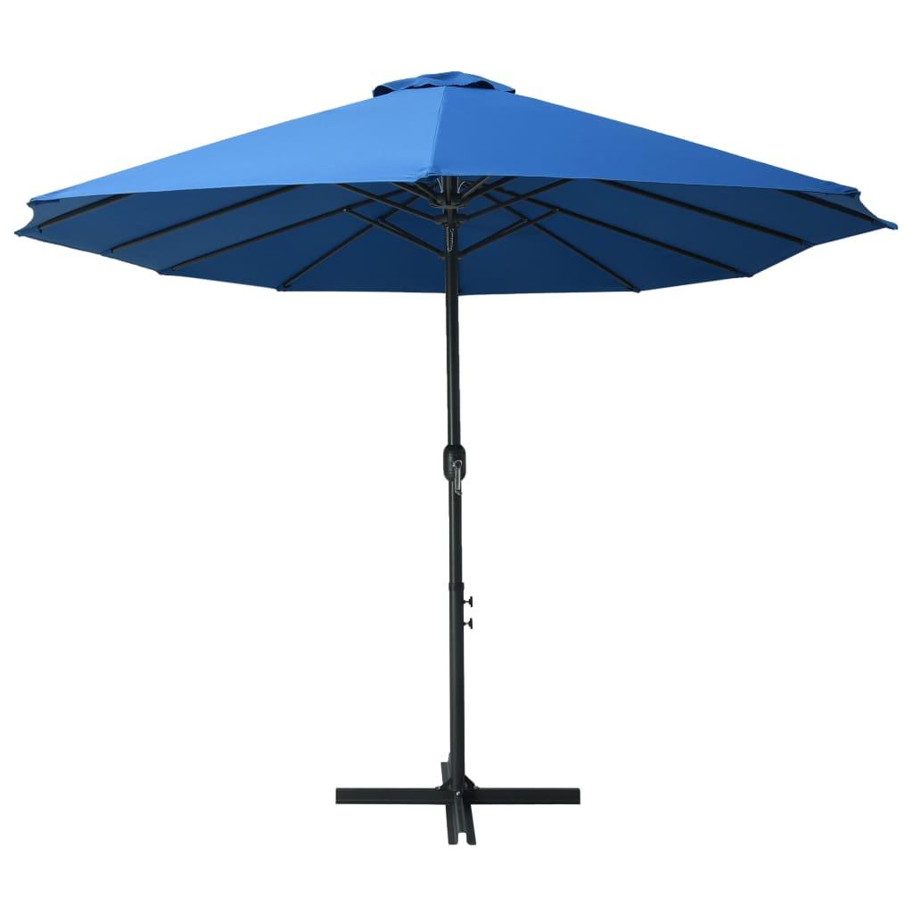 Outdoor Parasol with Aluminum Pole 181.1"x106.3" Blue at Set Shop and Smile