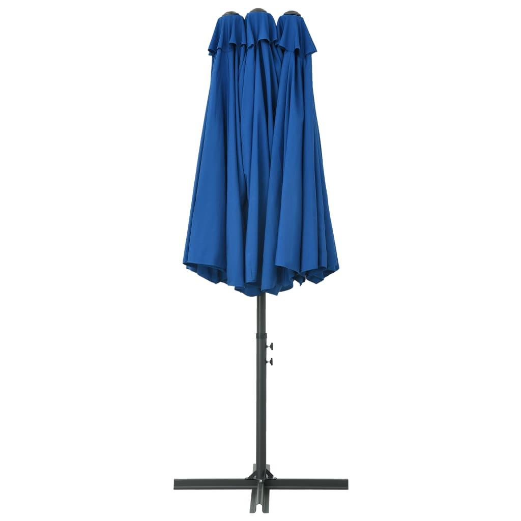 Outdoor Parasol with Aluminum Pole 181.1"x106.3" Blue at Set Shop and Smile
