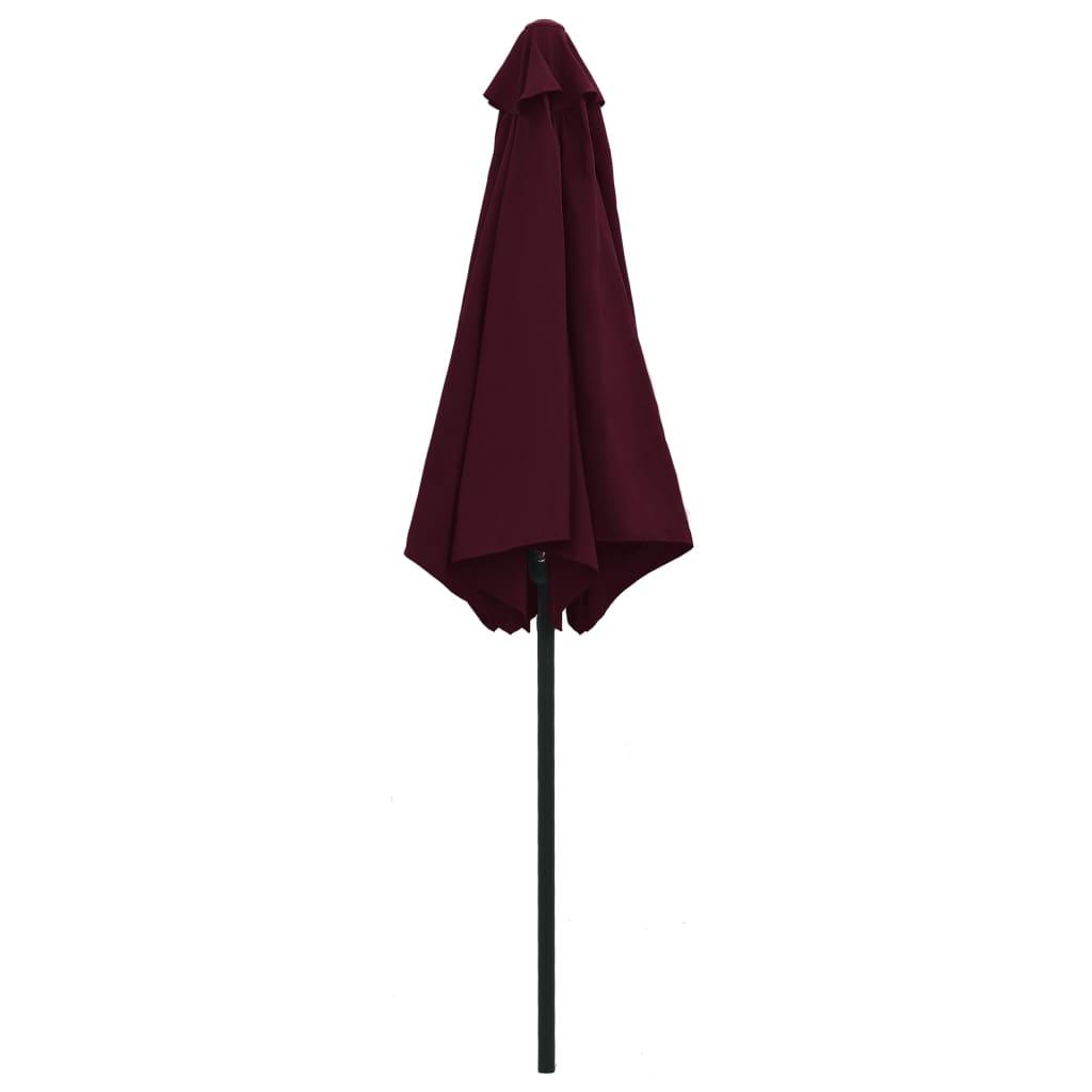 Outdoor Parasol with Aluminum Pole 106.3"x96.9" Bordeaux Red at Set Shop and Smile