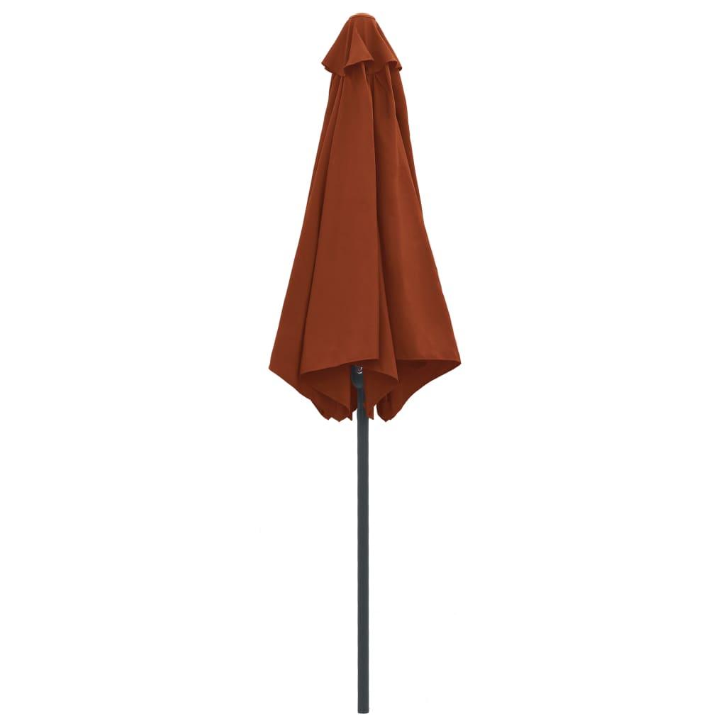 Outdoor Parasol with Aluminum Pole 106.3"x96.9" Terracotta at Set Shop and Smile
