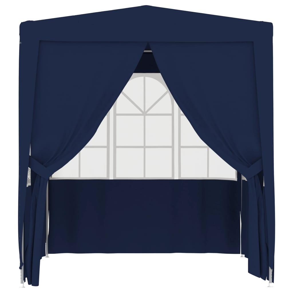 Professional Party Tent with Side Walls 6.6'x6.6' Blue 0.3 oz/ft² at Set Shop and Smile