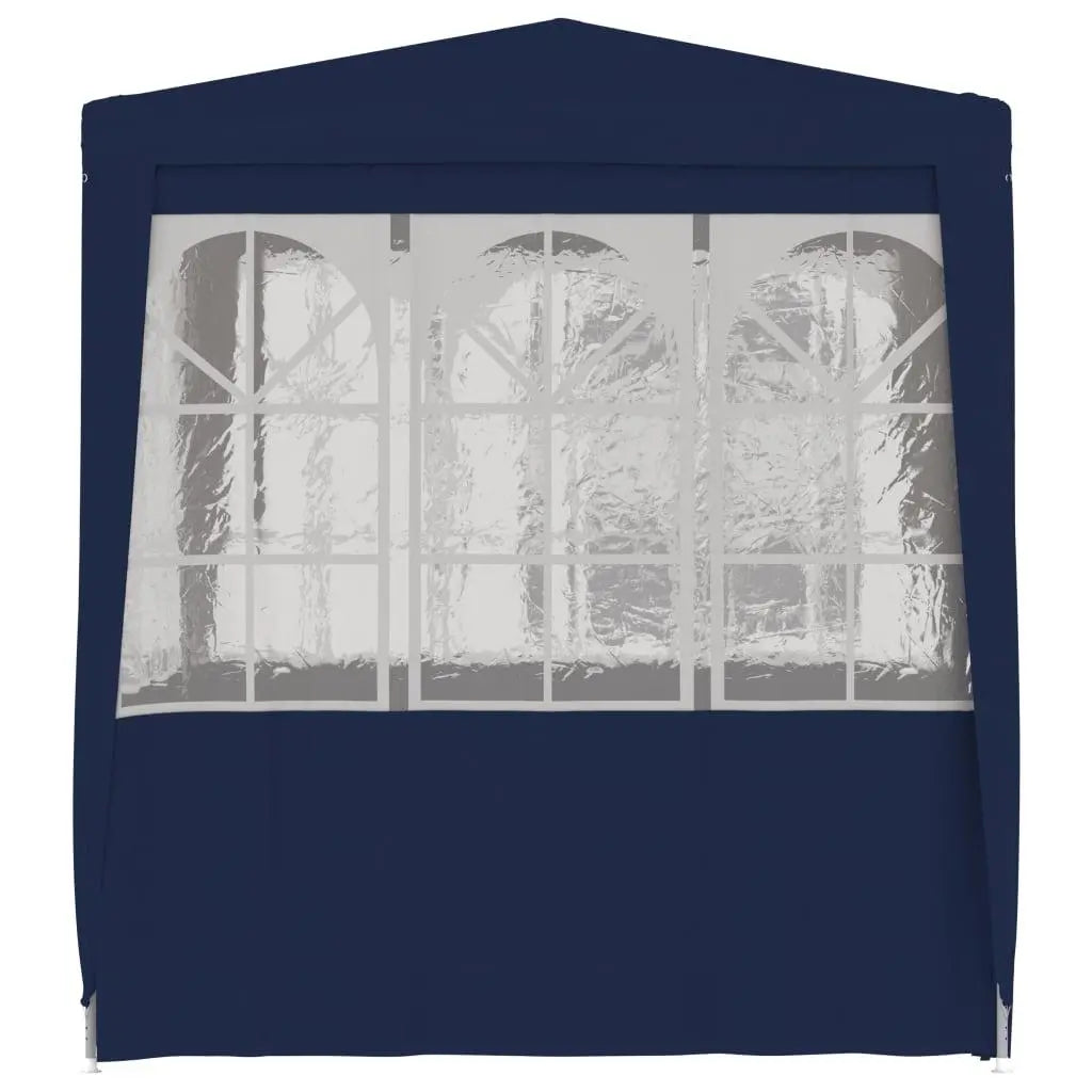 Professional Party Tent with Side Walls 8.2'x8.2' Blue 0.3 oz/ft² at Set Shop and Smile