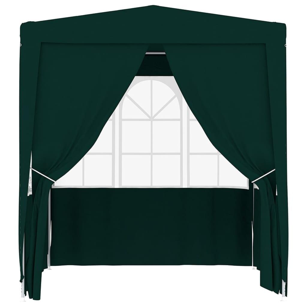 Professional Party Tent with Side Walls 6.6'x6.6' Green 0.3 oz/ft² at Set Shop and Smile