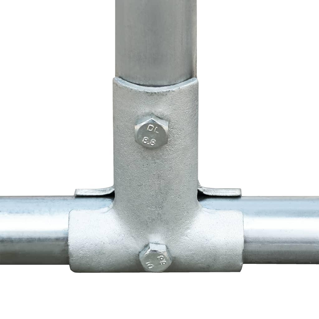 Outdoor Dog Kennel Galvanized Steel 19.7'x19.7'x3.3' at Set Shop and Smile