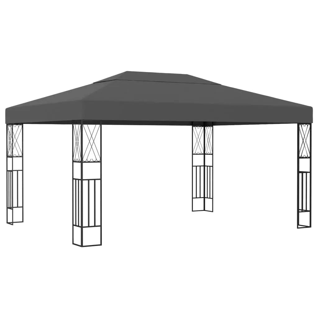 Gazebo 9.8'x13.1' Anthracite Fabric at Set Shop and Smile