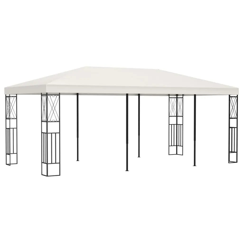 Gazebo 9.8'x19.6' Cream Fabric at Set Shop and Smile