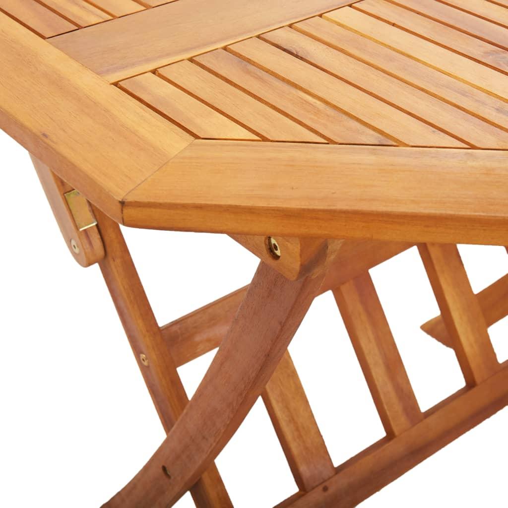 Folding Patio Table 35.4"x29.5" Solid Wood Acacia at Set Shop and Smile